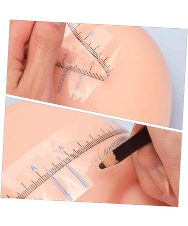 GLEAVI 10pcs Tools Brow Template Measuring Ruler Measuring Tool Shape Sticker Drawing Tool Disposable - Buy Online on GoSupps.com
