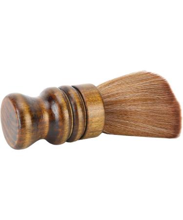 Professional Barber Fiber Wooden Handle Cutting Neck Duster Broken Hair Sweep Brush Hair Cutting Neck Duster Brush Neck Face Duster for Salon Stylist - Buy Online on GoSupps.com