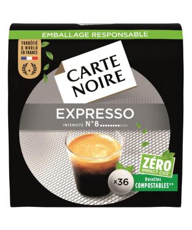 CARTE NOIRE - Espresso Classic N°8 Type Senséo 250G - Pack of 3 - Sold by the pack
