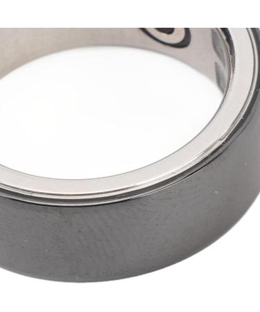 Sleep Tracking Smart Ring | Temperature Monitoring Wearable Gift - Black No. 18 | International Shipping - Buy Online on GoSupps.com