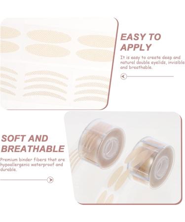 Lurrose 2400 Sheets double eyelid sticker invisible eyelid tape droopy eyelid tape invisible eye stickers clear tape mesh tape eyelid lifter strip with hat beauty stickers Adhesive strip - Buy Online on GoSupps.com