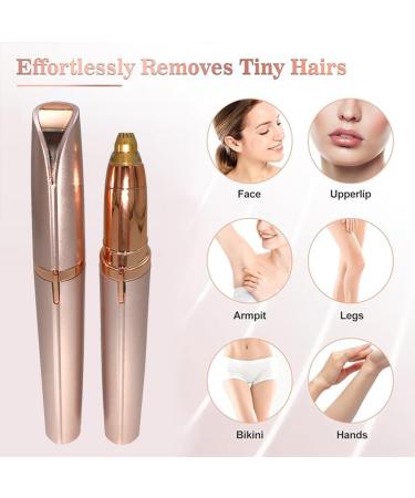 Women's Electric Eyebrow Trimmer & Hair Remover - Painless Precision Razor for Face Chin & Neck - Buy Online on GoSupps.com