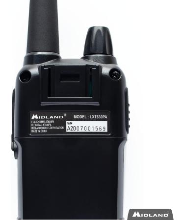 Midland LXT630VP3 36-Channel FRS Two-Way Radio Pair Pack - Up to 30-Mile Range Walkie Talkie with 121 Privacy Codes, NOAA Weather Scan & Alert - Yellow/Black - Buy Online on GoSupps.com