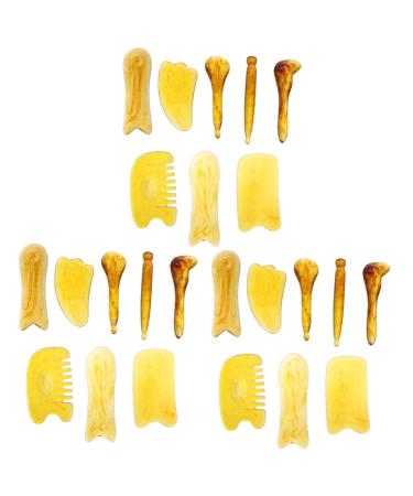 FOMIYES 24 STK scratch massage regrow regeneration uyanis masallari elasticity B.O.T.A restores acupuncture tools guasche guthaben biebar beeswax scratch board makes tiger