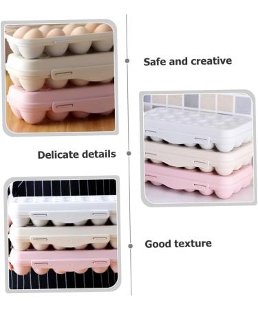 UPKOCH Seasoning Organizer 2pcs plastic egg holder plastic eggs covered egg tray egg organizer re-usable - Buy Online on GoSupps.com