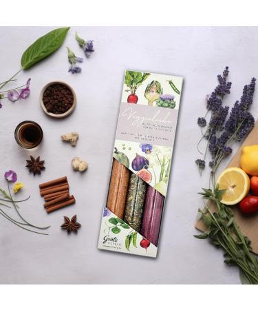 Veggielieben Spice Gift Set - Gourmet Spice Mixtures for Women | Flower Mix Beetroot Salt & Sweet Chili Dip | Perfect Birthday Gift (69g) - Buy Online on GoSupps.com