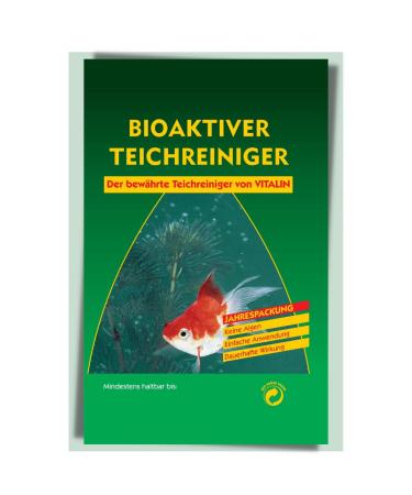 Vitalin pond cleaner biological algae stop & clear water harmless for fish plants 25g 1 pack