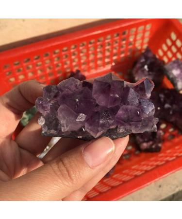 Home Decoration 70-80g Natural Dream Amethyst Quartz Crystal Cluster Specimen 85g s Reiki Crystal Stone - Buy Online on GoSupps.com