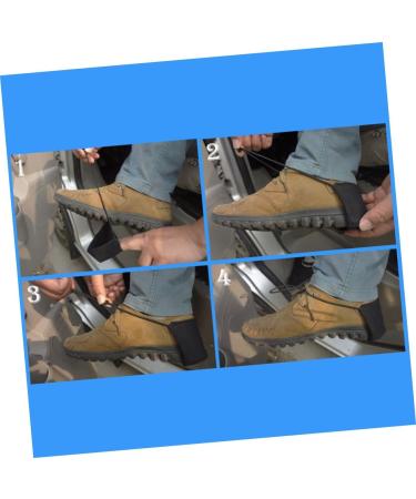 Holibanna Shoes Protector Cover - Wear Resistant Heel Protector for Driving & Indoor Use - Medium Black - Buy Online on GoSupps.com