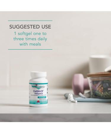 Nutricology CoQH-CF Ubiquinol 100mg - Un-Oxidized CoQ10 Supplement for Cardiovascular & Immune Support | 60 Softgels - Buy Internationally - Buy Online on GoSupps.com