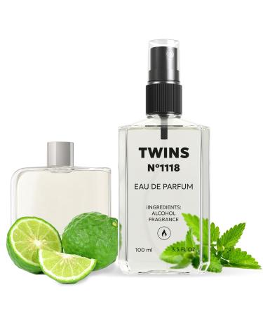 TWINS Impression of Esse. | Perfume for Men Eau de Parfum | No.1118 | 3.4 Fl Oz / 100 ml Lacoste Essential Impression