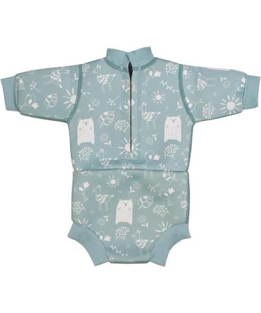 Splash About Happy Nappy Wetsuit with Reusable Swim Nappy - Sunny Bear (6-14 Months) - Buy Online on GoSupps.com