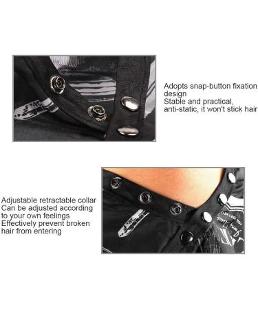 Hairdressing Apron SnapButton Fixation Adjustable Collar HighQuality Sewing Protects Clothing 140x120cm Suitable for Professional Hair Salons and Home Use - Buy Online on GoSupps.com