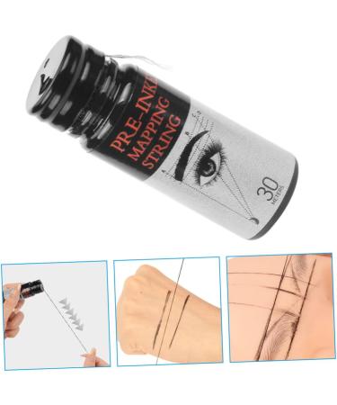 Angoily Eyebrow Ink Black Line Measuring Tool Eyebrow Tattoos Ruler Tattooing Ruler Major - Buy Online on GoSupps.com