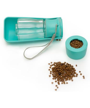 Ticfly Portable Dog Water Bottle - Travel-Friendly Foldable Pet Water Dispenser | Durable & Leak-Proof | Perfect for Hiking & Outdoor Adventures (Blue) - Buy Online on GoSupps.com