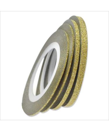 6 Rolls Nail Art Glitter Gold Silver Stripping Tape Line Strips - DIY Beauty Accessories - Buy Online on GoSupps.com