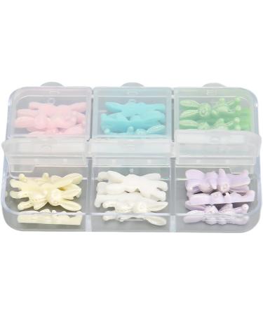 Rabbit Nail Decoration Nail Ornaments Adequate Quantity Safe Resin Multipurpose Beautiful for Nail Salon for Winter - Buy Online on GoSupps.com