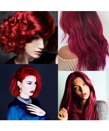 Temporary Red Hair Color Wax for Men & Women - Natural Hairstyle Pomade for Party Cosplay & Halloween - 4.23 oz - Buy Online on GoSupps.com