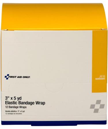First Aid Only J616 Elastic Bandage 3 x 5 Yd - 12 Box | International Shipping Available - Buy Online on GoSupps.com