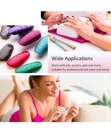 Shop Luliyldj Nailart - Double-Headed Color Curve Tool & Sponge Brush Applicator with 4 Replacement Heads | International Shipping Available - Buy Online on GoSupps.com