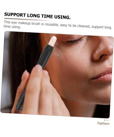 WOONEKY 2pcs Eye for Eyeshadow Make up Brushes Eyeshadow Eye Brushes for Eyeshadow Makeup Eye Abs Black - Buy Online on GoSupps.com