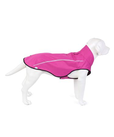 Mile High Life |Dog Raincoat |Adjustable Water Proof Pet Clothes |Lightweight Rain Jacket with Reflective Strip |Easy Step in Closure (S Hot Pink) Small Pink - Buy Online on GoSupps.com