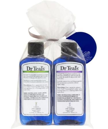 Dr Teal's Lavender & Eucalyptus Foaming Bath Gift Set - Relaxing 2-Piece Bundle for Soothing Spas | International Shipping Available - Buy Online on GoSupps.com