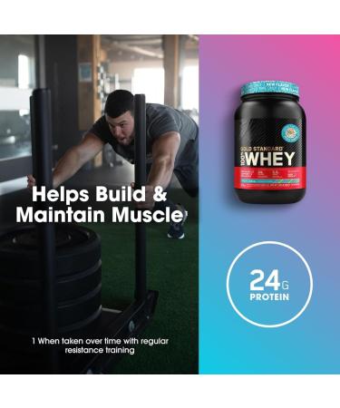 Gold Standard 100% Whey Protein Powder | Whey Protein Isolate Sourced | 24g Protein 5.5g BCAAs 11g EAAs | Low Carb Low Sugar Gluten Free | 29 Servings 2LB (Fruity Cereal) Fruity Cereal 2LB - Buy Online on GoSupps.com