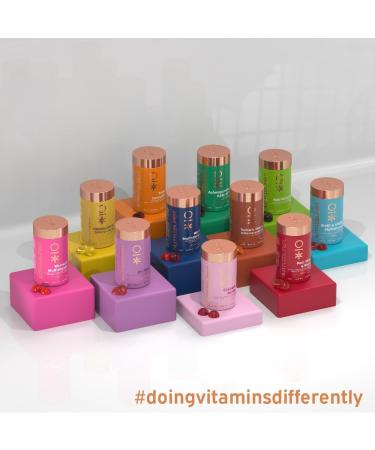 Nutriburst Multivitamins Gummy- Liposomal C B5 B6 B12 D, 60 Gummies - Plant Based, Sugar Free Supplement - 1 Month Supply for Health & Vitality - Vegetarian & Vegan Friendly - Buy Online on GoSupps.com