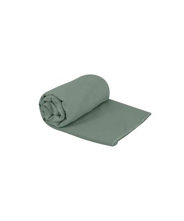 Sea to Summit Drylite Towel, Lightweight Camping and Travel Towel Sage Green Medium (20 x 40 inches)