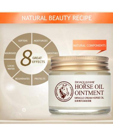 BIOAQUA Horse Oil Ointment - Miracle Cream for Anti-Aging & Rejuvenation | German Formula 70g - Shop Internationally - Buy Online on GoSupps.com