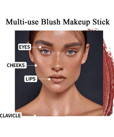 White Highlighter Makeup Stick - Long Lasting Waterproof Cream Highlighter for Face | 0.71 oz - Buy Online on GoSupps.com
