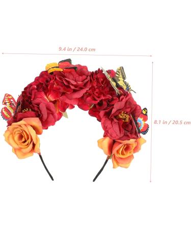 DRESSOOS Artificial Headband Cosplay Headband Prom Headpiece Halloween Butterfly Headband Butterfly Headbands Tea Party Headband for Women Prom Headbands for Women Halloween Headband - Buy Online on GoSupps.com