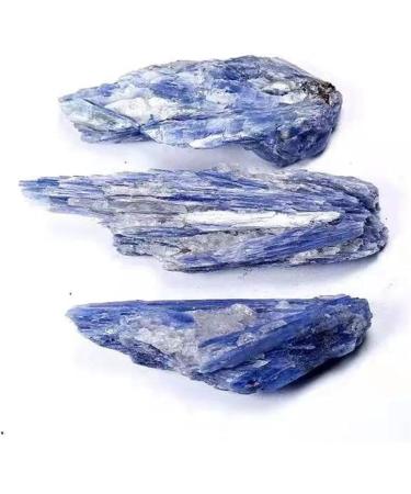 Collection 1pc 150g-230g Natural Rough Blue Kyanite Quartz Raw Stone for Specimen Decoration - Buy Online on GoSupps.com