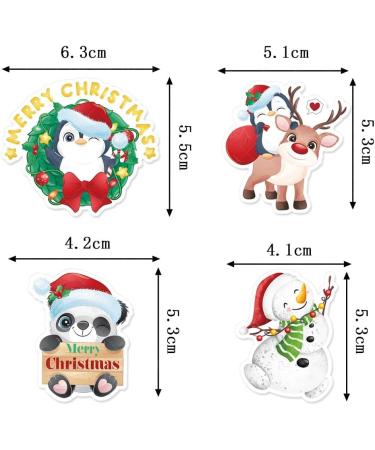 Orapink 28Pcs Merry Christmas Cupcake Toppers Snowman Penguin Panda Cupcake Picks Decorations Xmas Party Cake Decorations - Buy Online on GoSupps.com