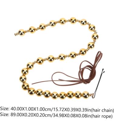 Beavorty pearl tassel hair chain pearl hair clip pearl barrette hair accessories for women braids rhinestone hair accessories women hair clips beaded fringe Miss European style pearl chain - Buy Online on GoSupps.com