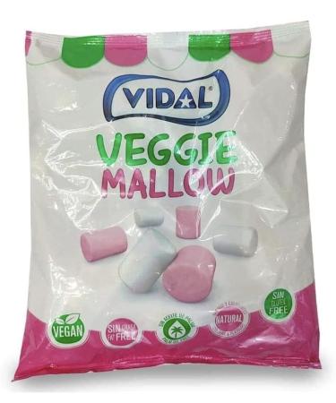 Vidal Bag Veggie Marsh Mallows Vegan Gluten Free 1Kg