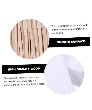Beaupretty 1200pcs Disposable Beauty Bar Spatula Stencil - Natural Birch Medium Assorted Colors (3pcs 15x1.6cm) - Ideal for Professional and Home Use - Buy Online on GoSupps.com