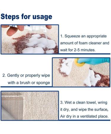 2023 Dry Foam Cleaner for Clothes Dry Foam Cleaner Dry Foam Cleaner Stain Remover Dry Foam Cleaner for Fabric-1PCS - Buy Online on GoSupps.com