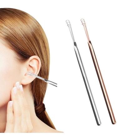 Steel Earpick Wax Remover - Ear Cleaner Tool for Gentle Wax Removal - Buy Online on GoSupps.com
