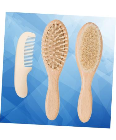 Hemoton Toddler Grooming Kit Set with Airbag Massage Comb and Wooden Hair Brushes - Baby Shower Essentials - Buy Online on GoSupps.com