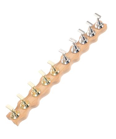 Ipetboom 1 Set Nail Art Base Metal Display Stand Nail Practice Holder Nail Stands for Press on Nail Art Supplies Beauty Nail Holders Practice Nail Racks Japanese-style Clay Wooden