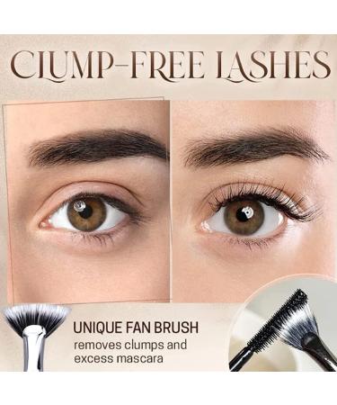 Dolly Mascara Fan Brush Set for Flawless, Clump-Free Lashes - Anjoize Eyelash Brush (2pcs) - Buy Online on GoSupps.com