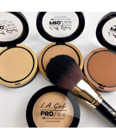 L.A. Girl Pro Face HD Matte Pressed Powder - Medium Beige 0.25 oz | Flawless Finish Makeup - Buy Online on GoSupps.com