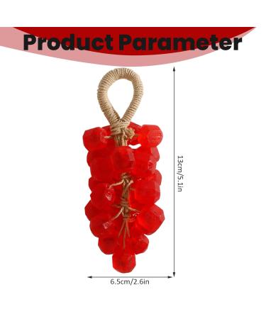 Grape Soap on a Rope Grape Soap on a Rope Decorative Aromatic Soaps Bar for Home Travel Men Women Washing Hands Red - Buy Online on GoSupps.com