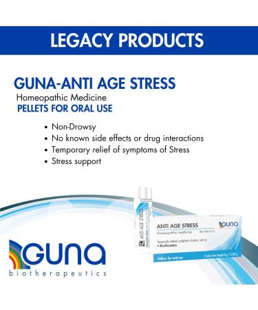 Guna Anti-Age Stress Remedy - Natural Homeopathic Solution for Stress Relief - 2 Tubes - Shop Internationally - Buy Online on GoSupps.com
