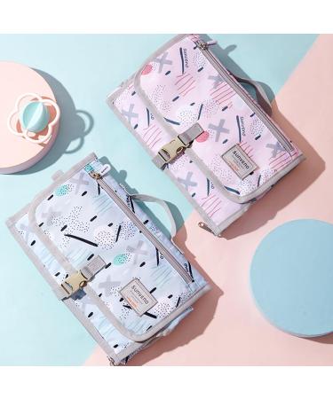 Sunveno Baby Portable Changing Mat - Waterproof Changing Station | Ideal Baby Shower Gift in Pink - Shop Internationally! - Buy Online on GoSupps.com