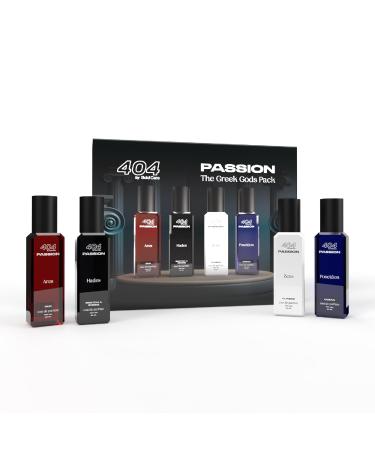 Longest Lasting 18% EDP Perfume Combo for Men | 4X20 ml | All Flavours Greek Gods Luxury Gift Set for Him | Fragrance Spray | Eau de Parfum | Date Night Body Spray Scent | Perfume Pack