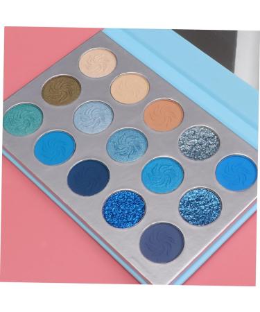 WOONEKY 15 Eyeshadow Palette Eye Shadow Eyeshadow Compact Colorful Eyeshadow Makeup Palette Blue - Buy Online on GoSupps.com
