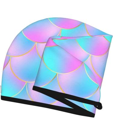 Purple Dragon Scales Microfiber Hair Towel - Soft Super Absorbent Quick Dry Wrap for Long Curly & Thick Hair - Buy Online on GoSupps.com